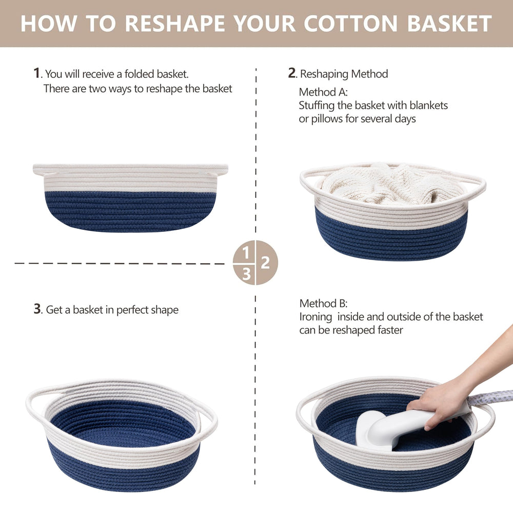 UBBCARE basket on shelf enhances decor while staying gentle on floors.
