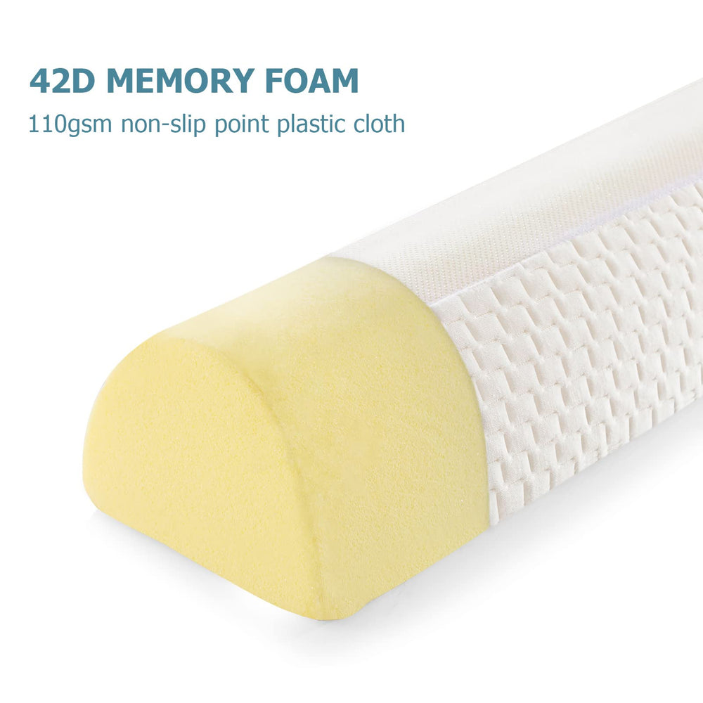 UBBCARE bed rail on mattress ensures snug, gap-free sleep area