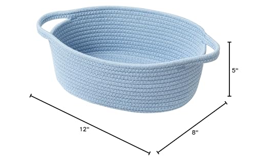UBBCARE foldable blue basket reshaping easily for versatile use.