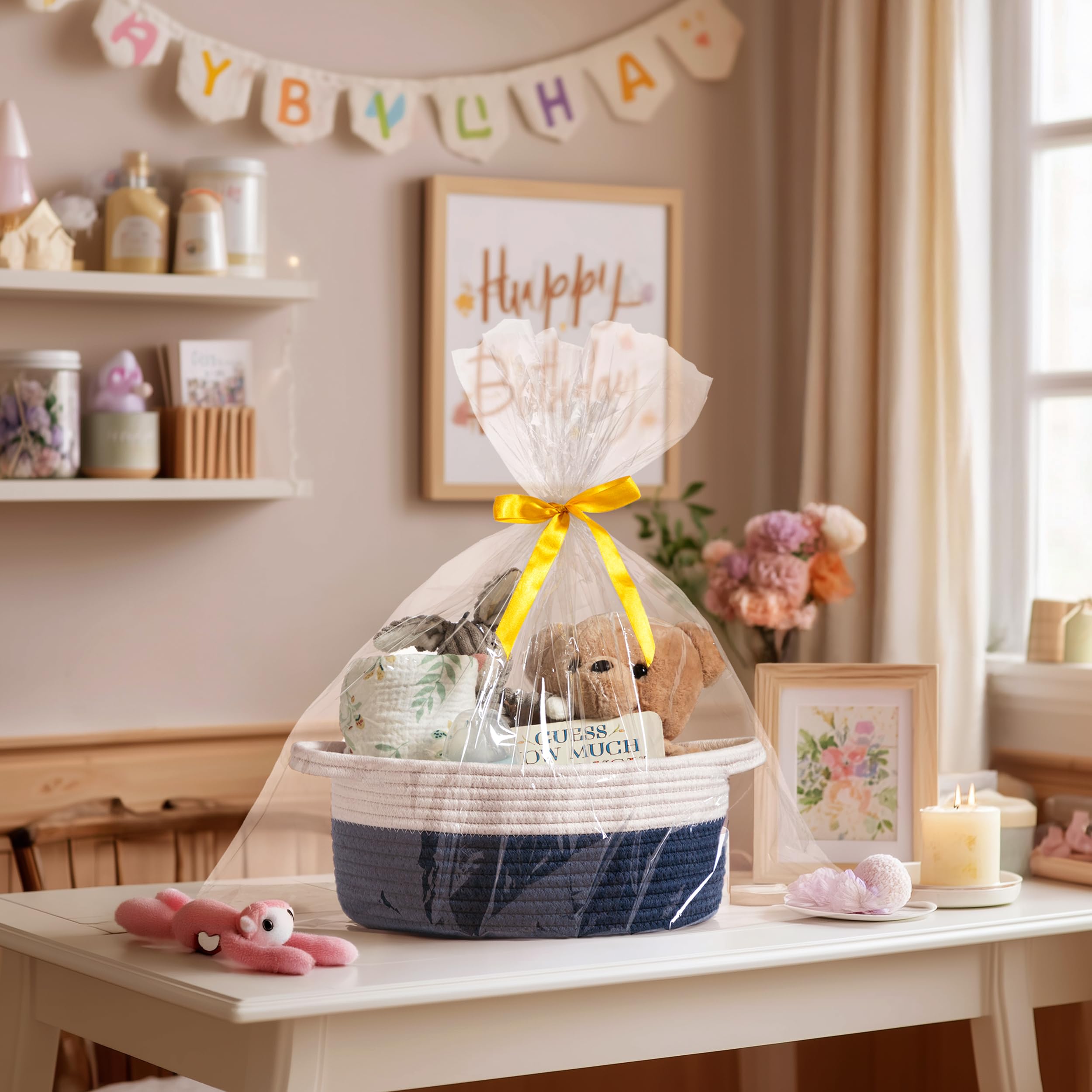 UBBCARE gift basket with fruits shows versatile gifting and easy organization.