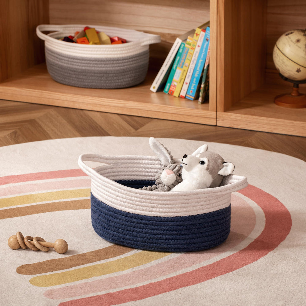 UBBCARE nursery storage basket keeps essentials organized in a stylish design.