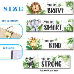 UBLURO motivational wooden plaques showing kind message for kids.