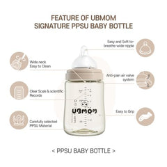 UBMOM straw-to-bottle conversion using disk and nipple replacement.