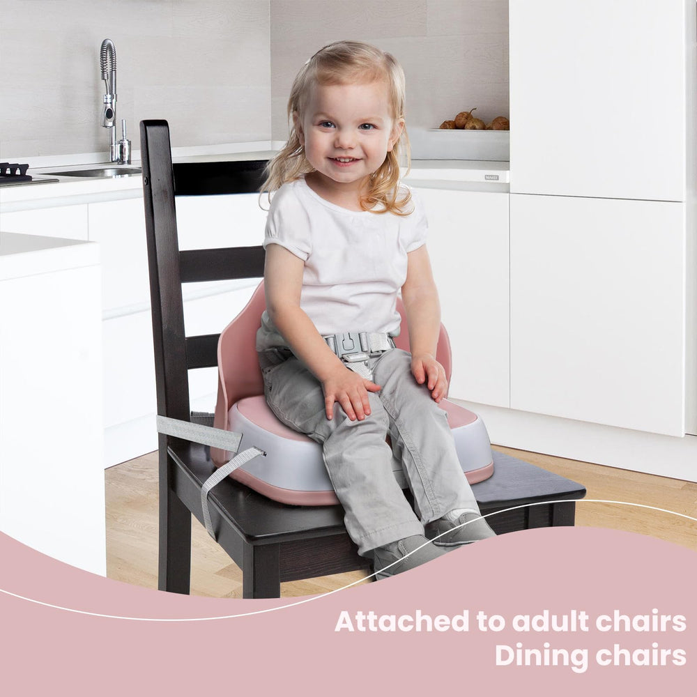 UBRAVOO 3-point safety harness secures young eaters during meals