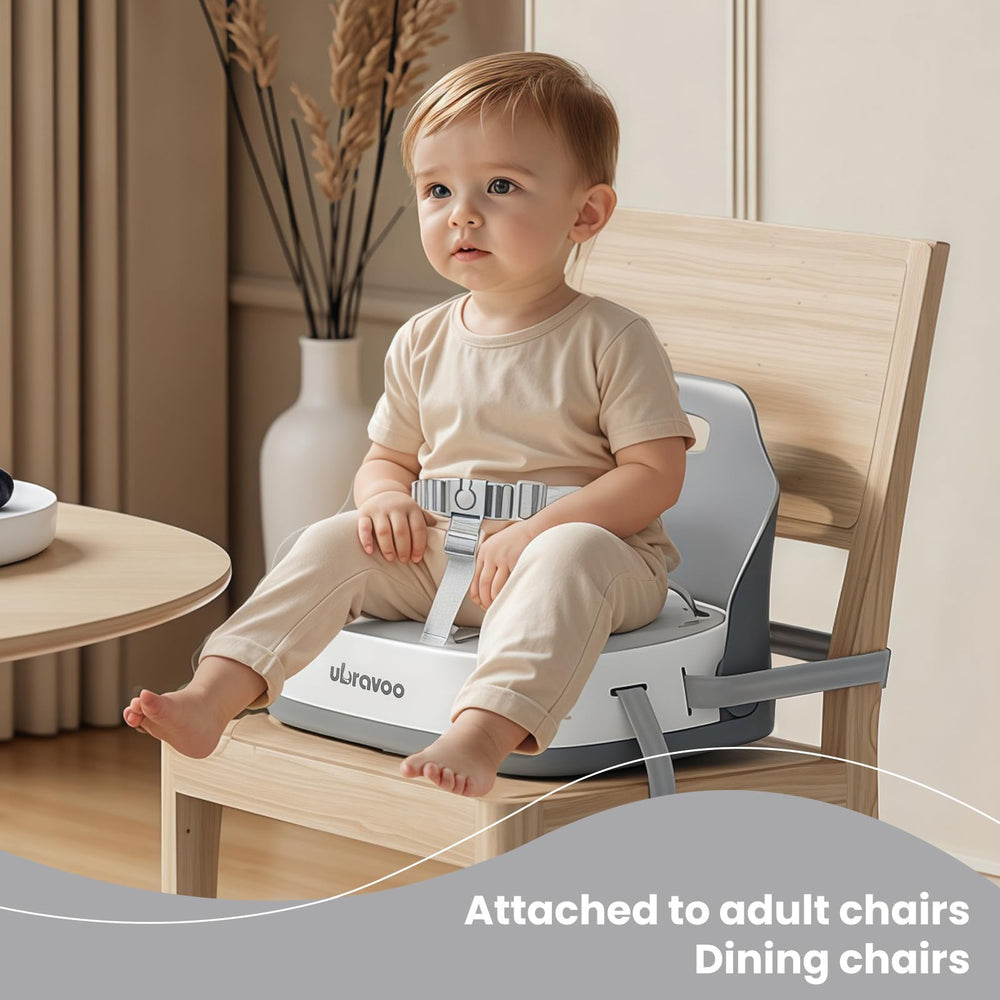 UBRAVOO portable high chair is travel-friendly and compact