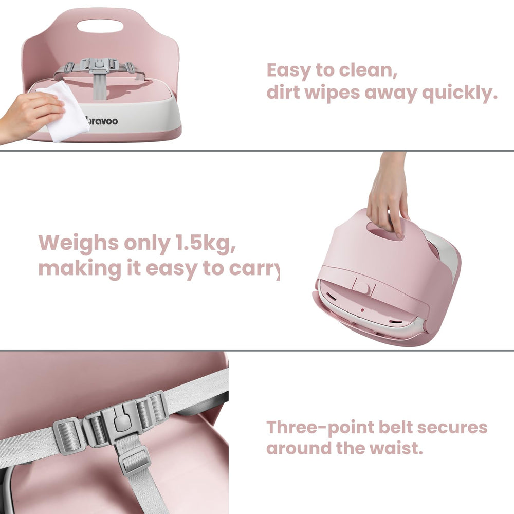UBRAVOO waterproof seat pad keeps messes contained and easy to wipe