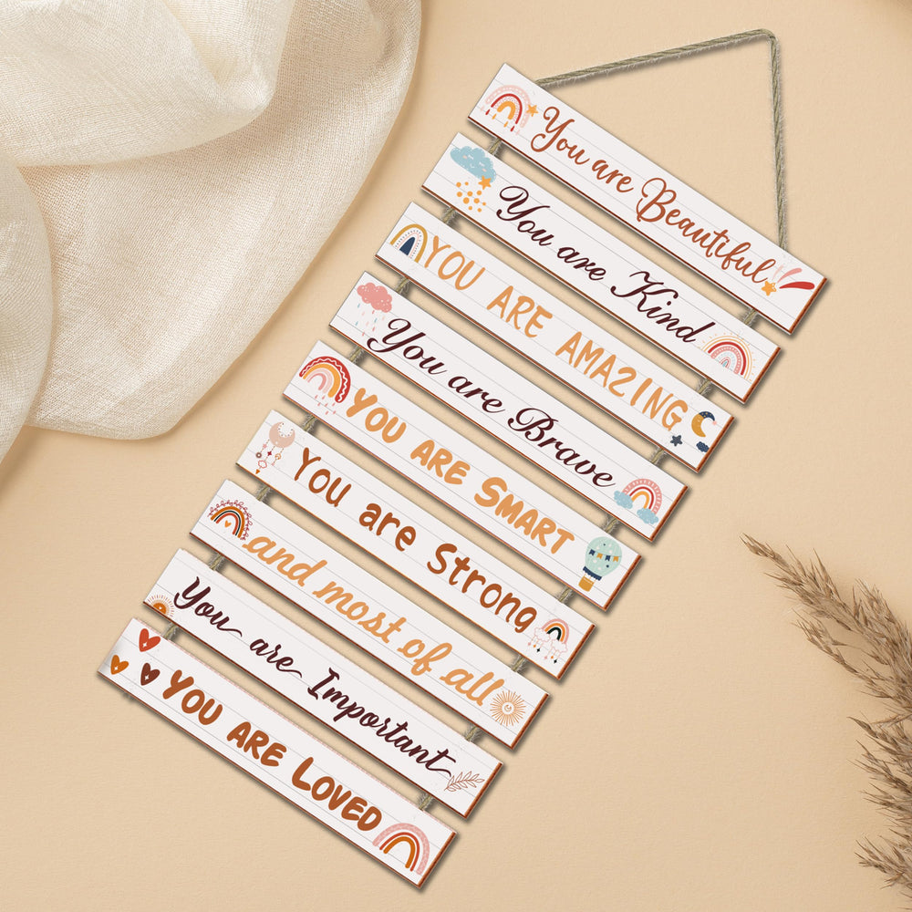 UBTKEY You are beautiful plaque delivers daily positivity to a bright room