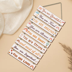 UBTKEY You are beautiful plaque delivers daily positivity to a bright room