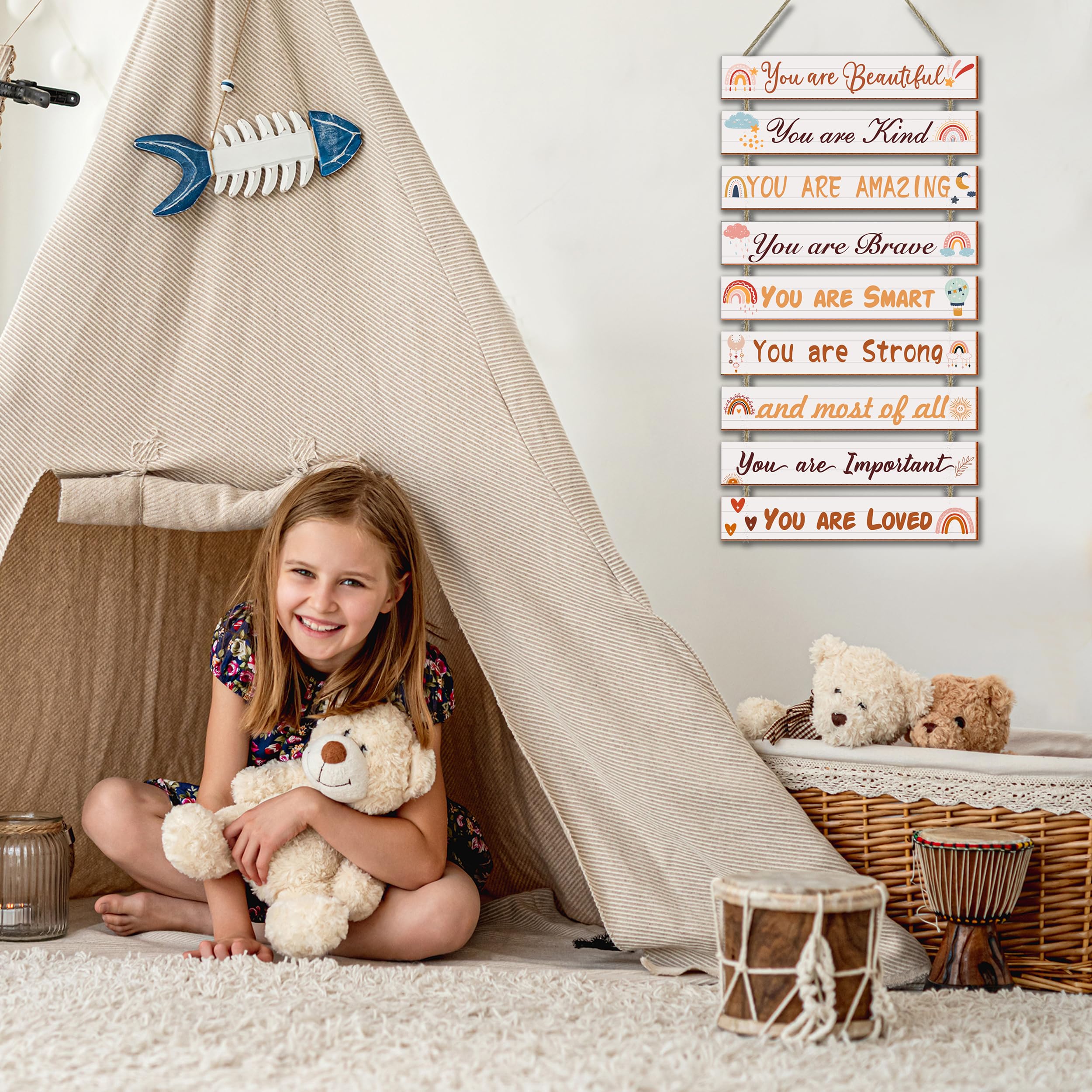 UBTKEY You are kind plaque encourages kind attitudes in teen spaces