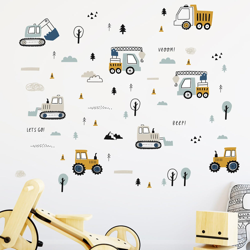 Ufengke truck decal sparks hands-on play and color.