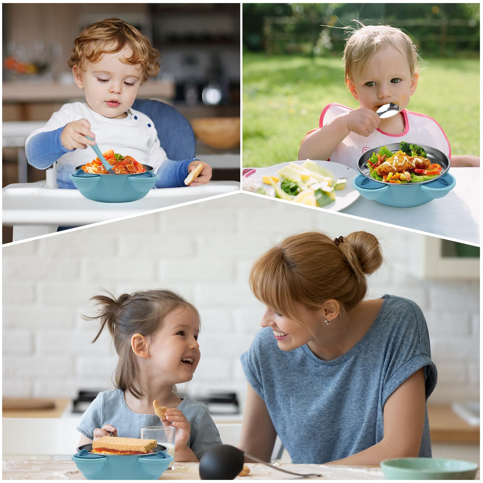 ufengke easy-clean stainless surface simplifies post-meal cleanup.