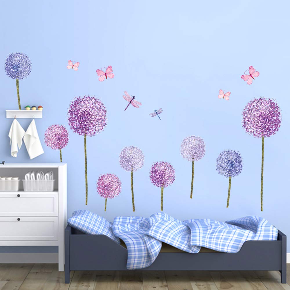 ufengke wall sticker on smooth surface enables easy application.