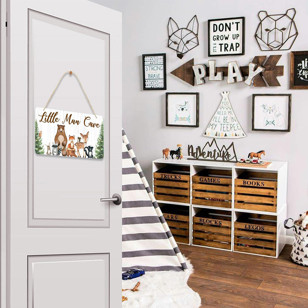 Uflashmi woodland nursery decor adds playful charm to baby boy room