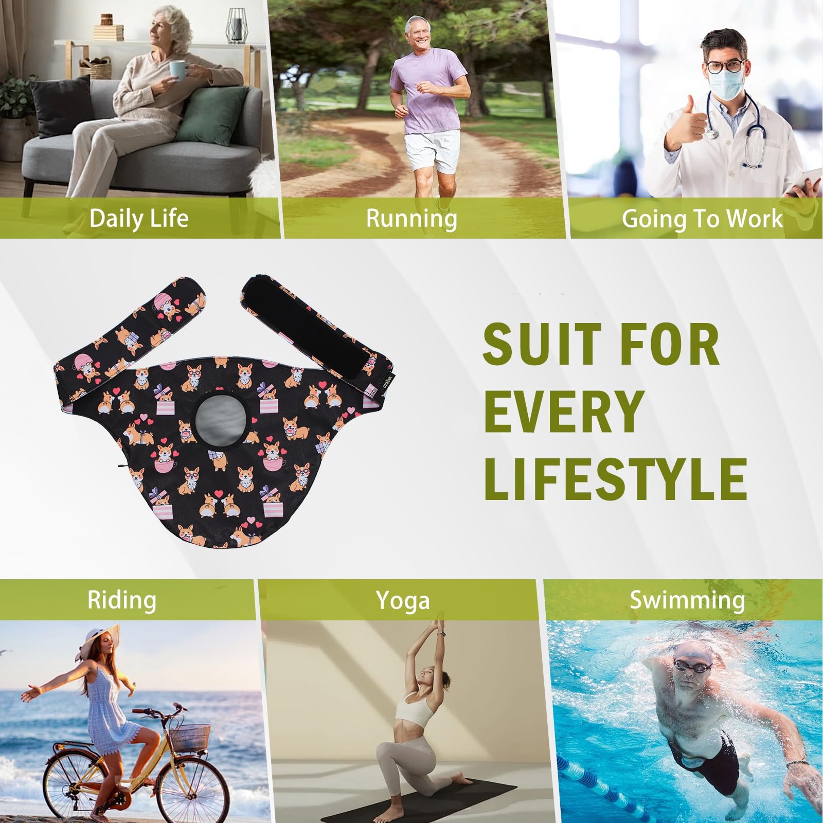 UFootIt ostomy belt offers daily comfort with machine washable care.