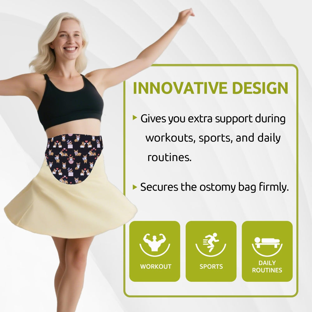 UFootIt ostomy belt in daily use provides odor masking and peace of mind.