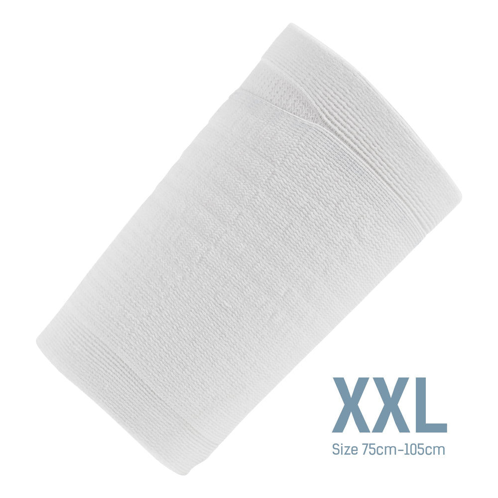 Fibre elastane offers gentle stretch as the bag fills.