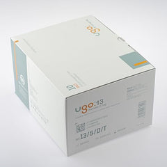 Ugo kink-free connection design secures tubing for smooth drainage.