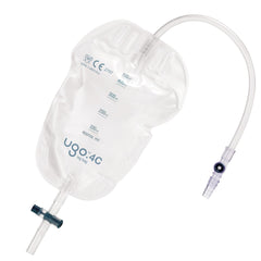 Ugo Leg Bags pack of 10 shown for reliable catheter drainage and discreet wear.