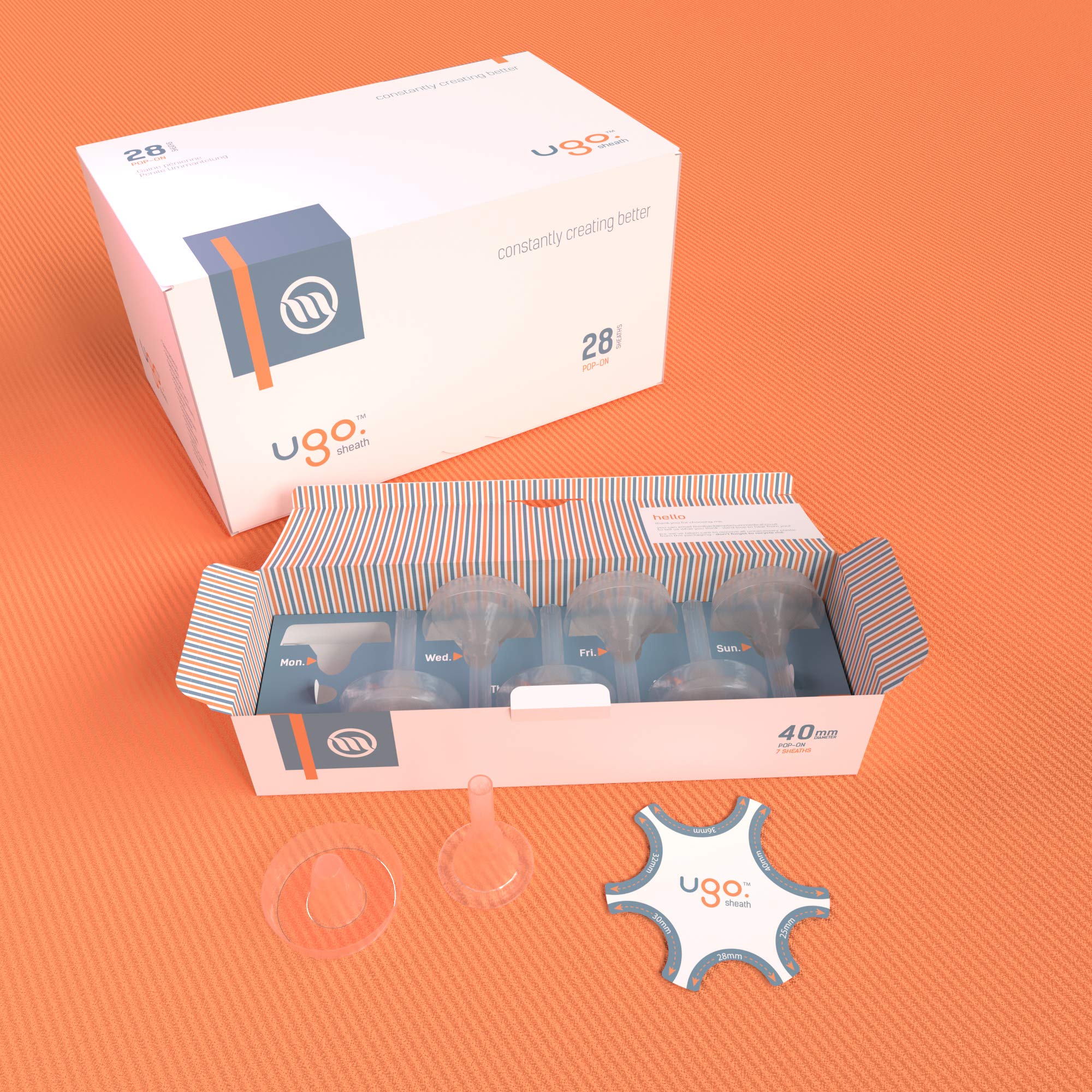 Ugo Sheath latex free material promotes skin comfort