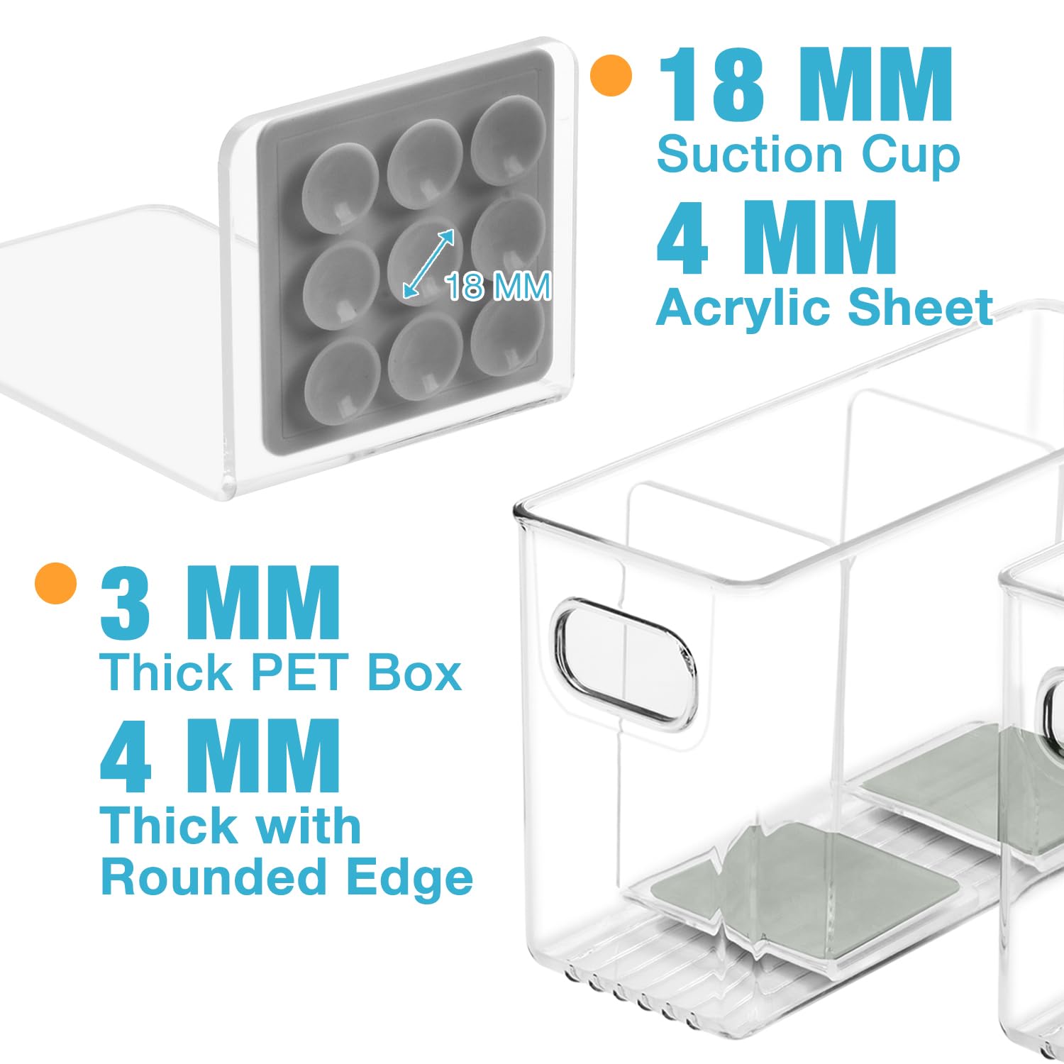 Compatible with Lansinoh, Momcozy, and Medela bags in gray organizer.