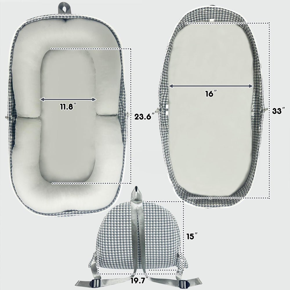 UGRASEA lounger with backpack fold for easy carry and storage