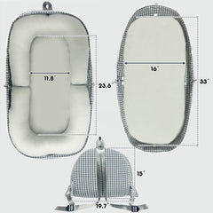 UGRASEA lounger with backpack fold for easy carry and storage