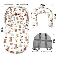 UGRASEA baby lounger backpack design enables hands-free travel