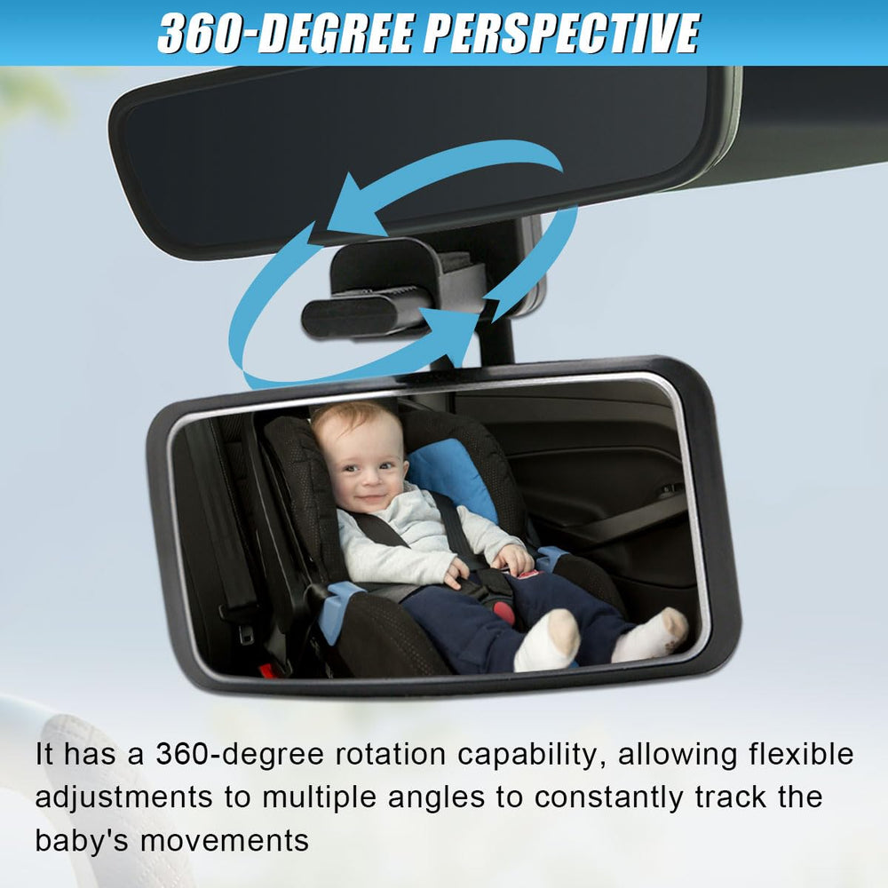 UHANBUT shatterproof HD glass provides clear imaging on rough roads.