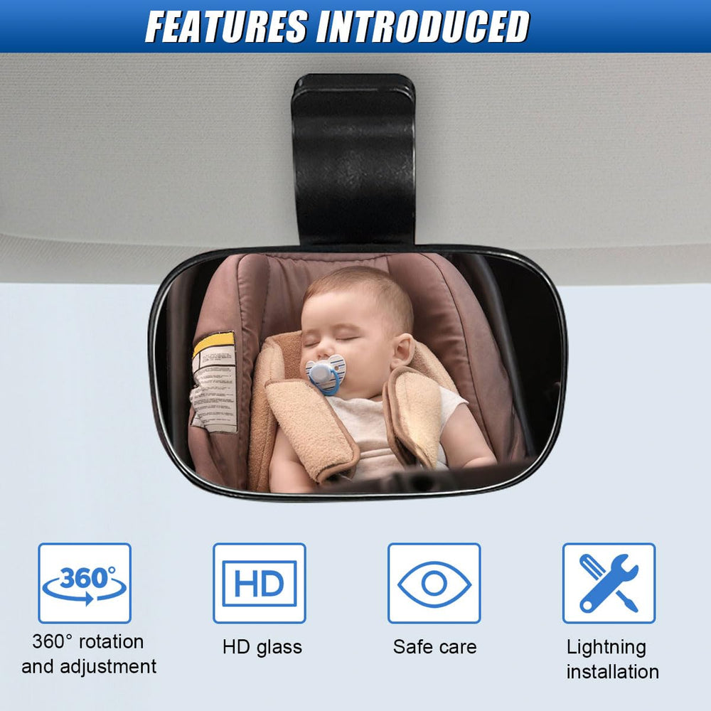 UHANBUT easy clip installation on interior panel or visor.
