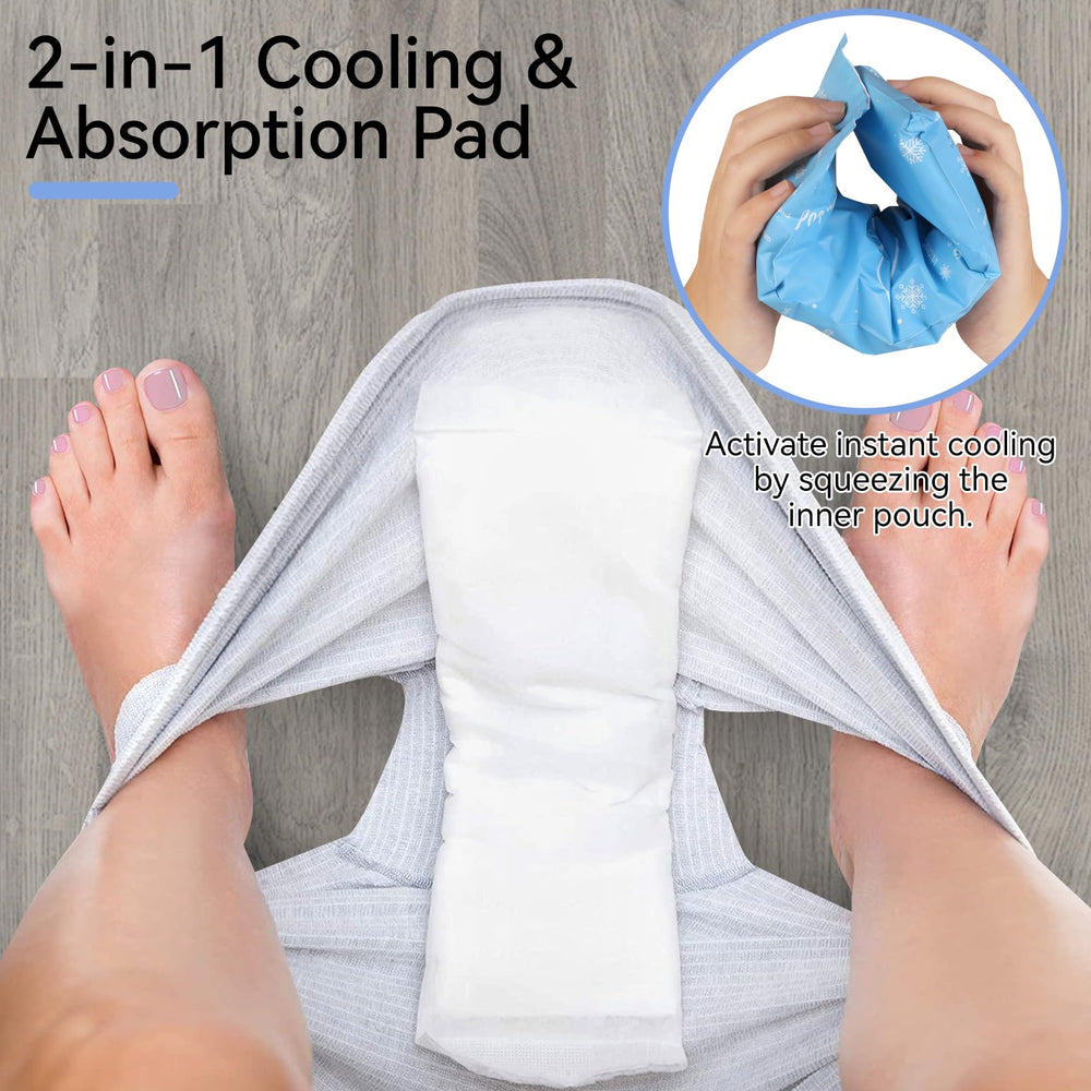 UHdod disposable underwear with soft, adjustable waistband for secure wear