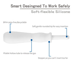 uhfi gas reliever hollow tube design enables gentle gas release