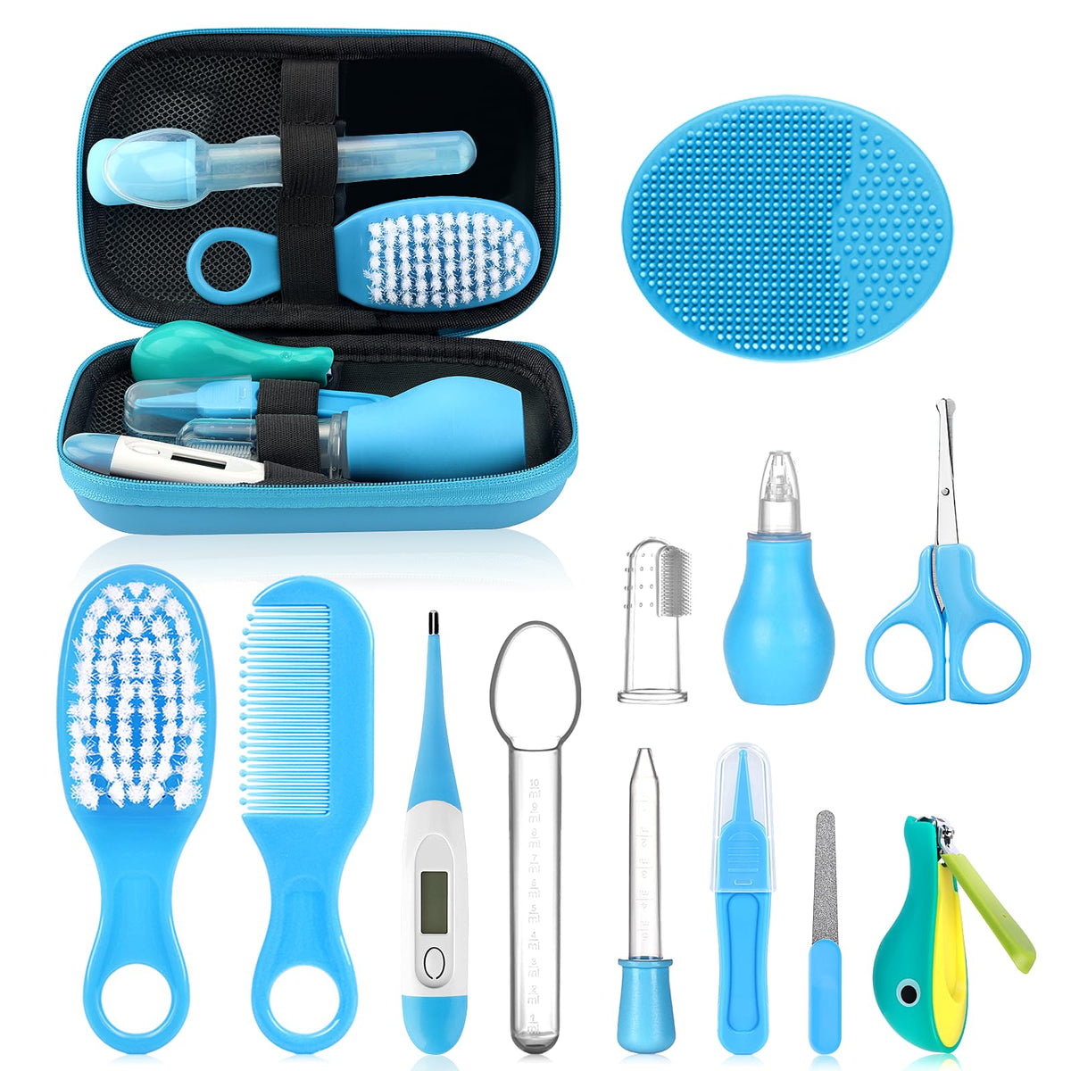 UHFi baby grooming kit nail clippers for safe at home trimming