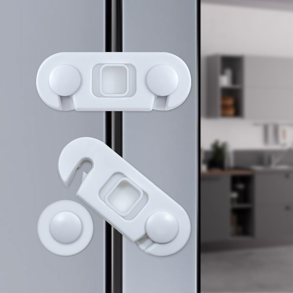 Uhimooi fridge lock with dual‑side opening for easy baby proofing.