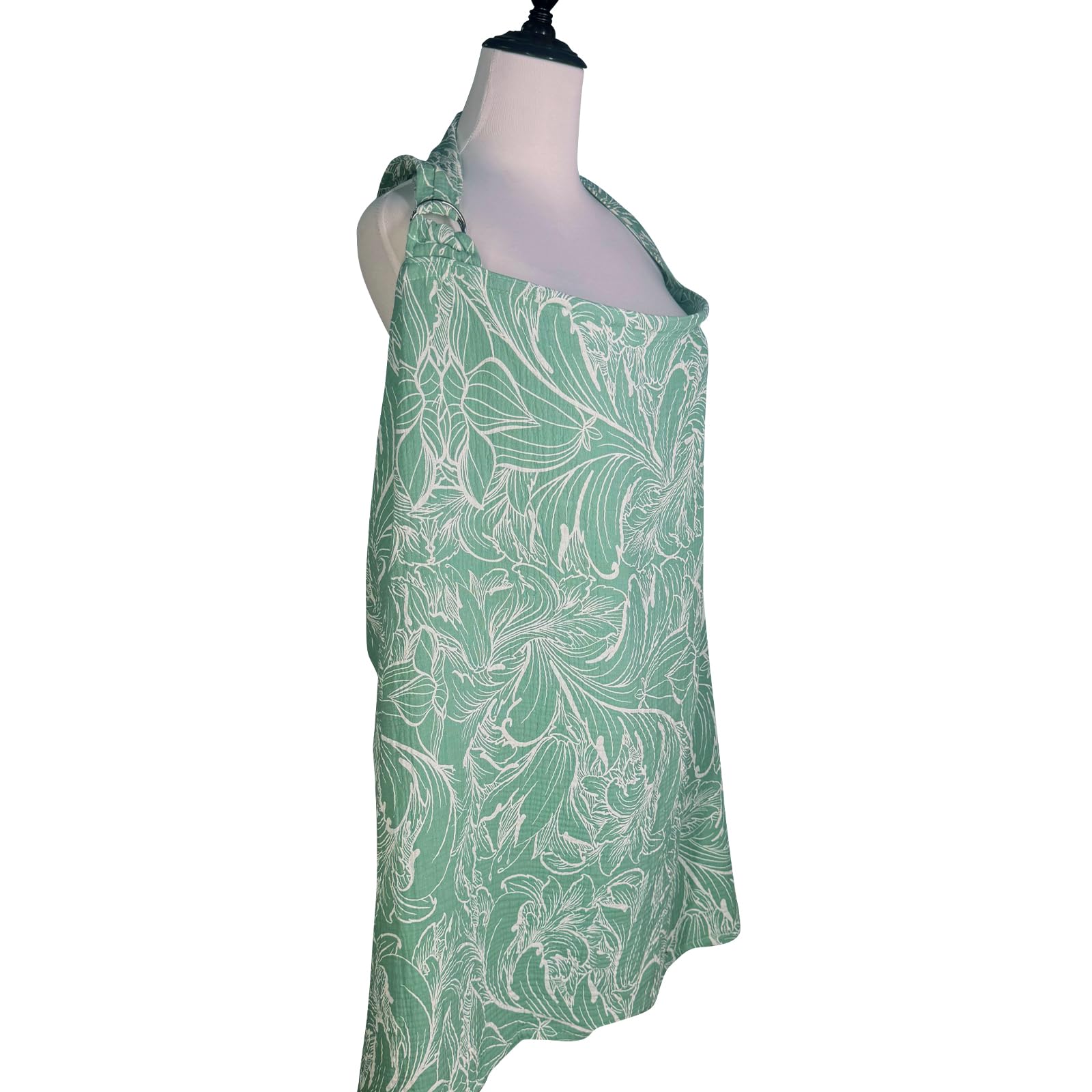 UHINOOS nursing cover folds flat for travel and storage.