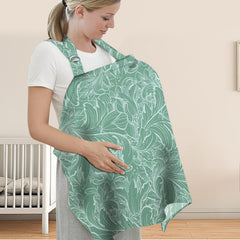 UHINOOS nursing cover in soft cotton for comfortable breastfeeding privacy.