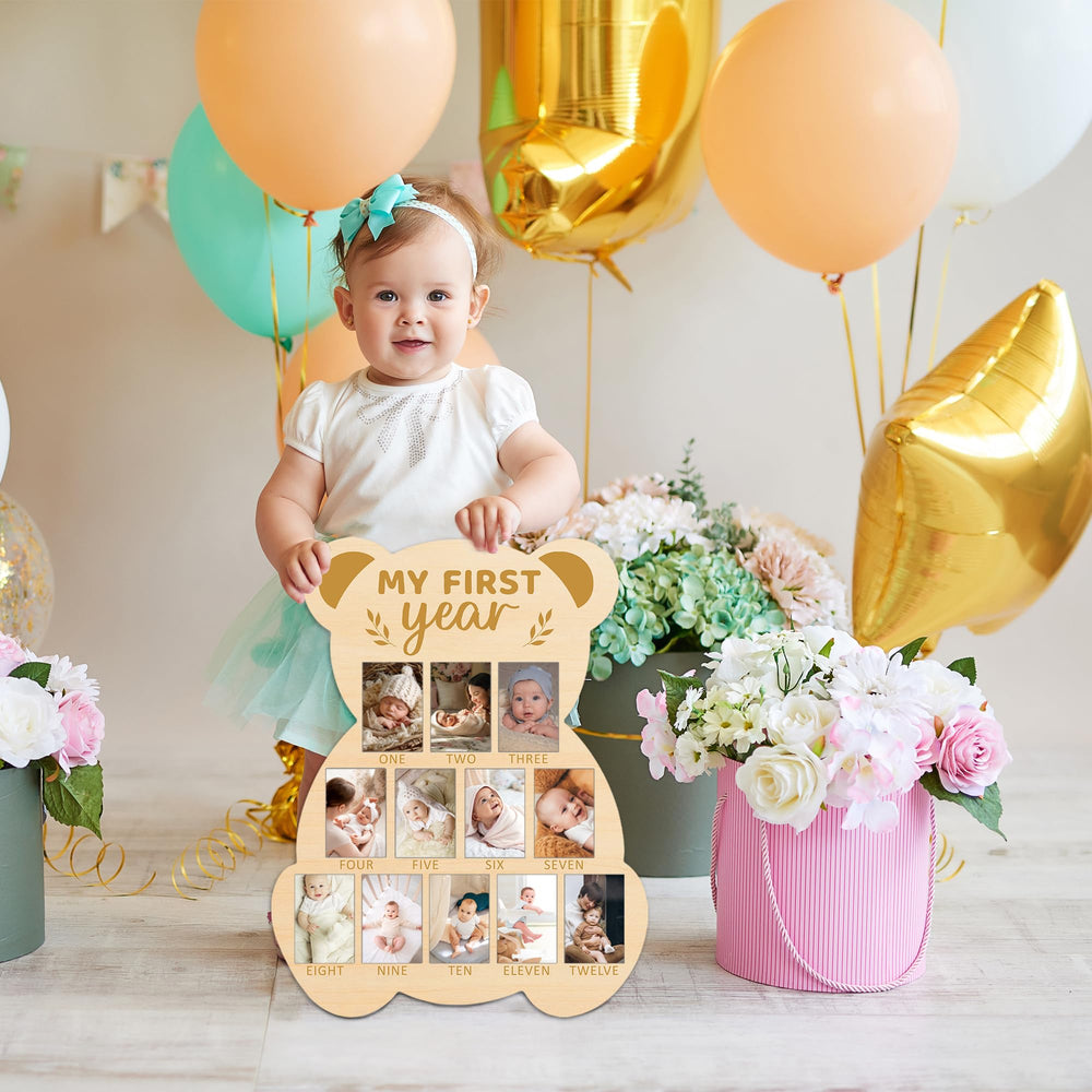 UIBOVA Bear keepsake gift idea for baby showers and family celebrations.