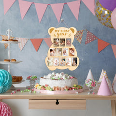 UIBOVA wooden baby milestone signs offering durable, fade-resistant keepsakes.