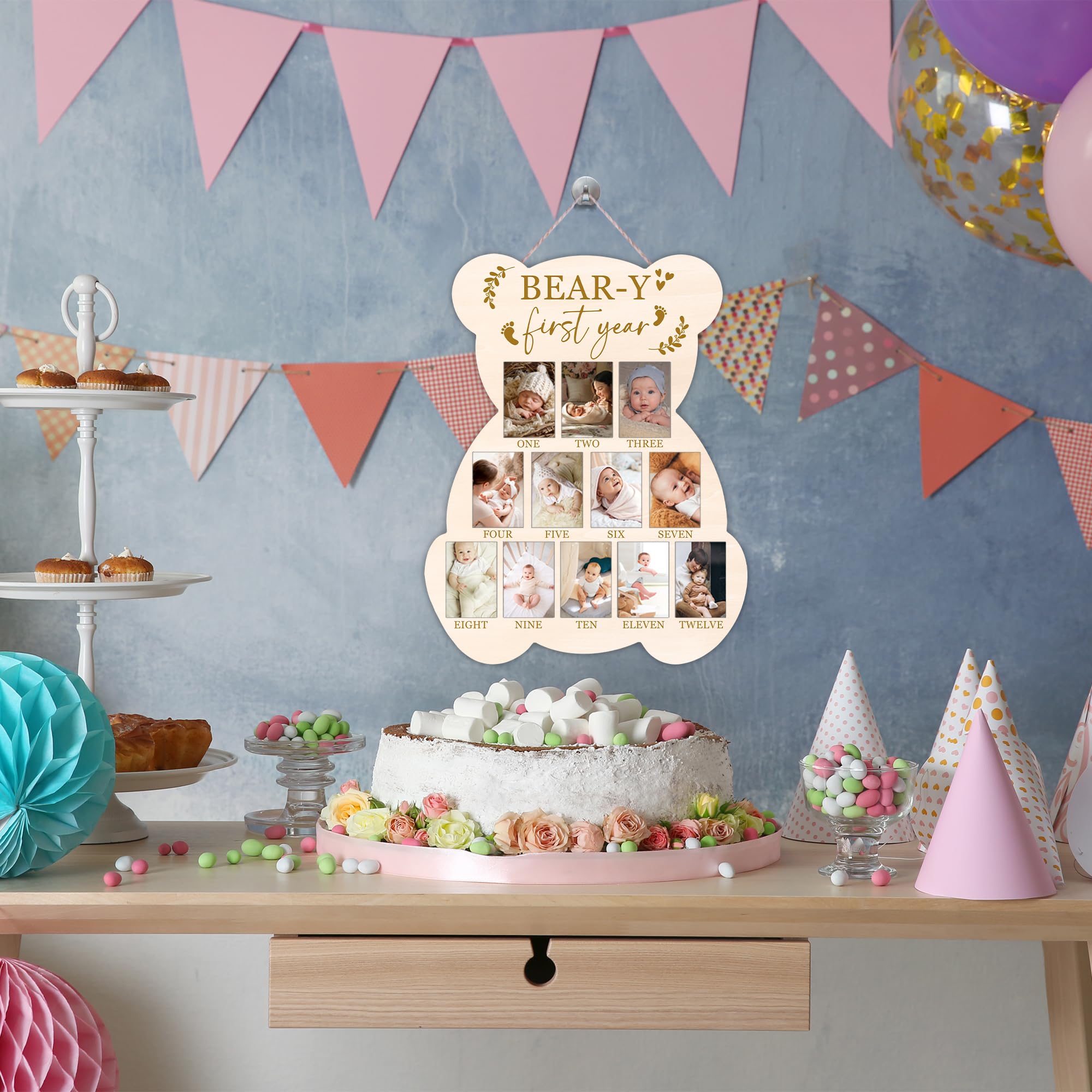 UIBOVA Bear wooden photo board highlights premium craftsmanship and durable keepsakes