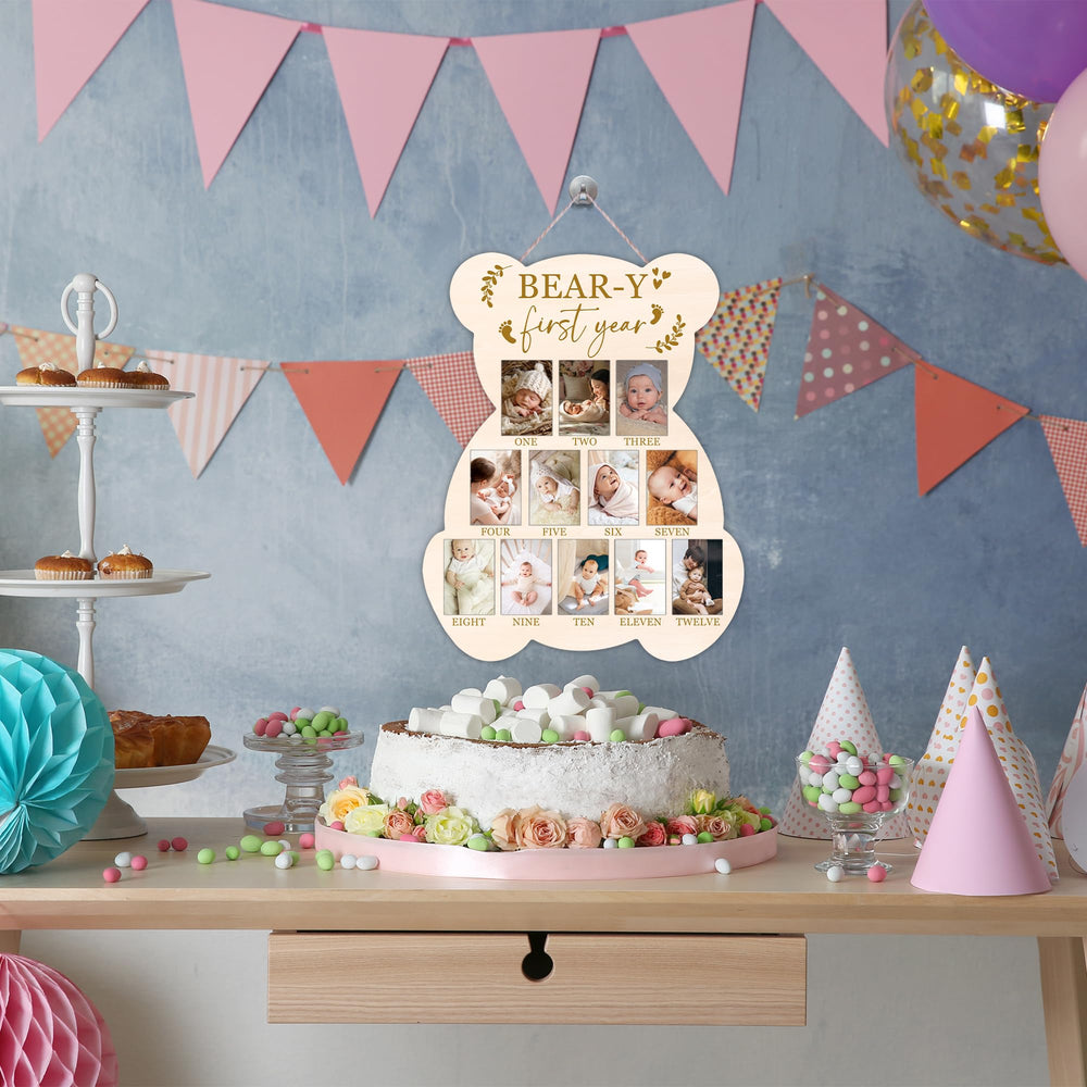 UIBOVA Bear wooden photo board highlights premium craftsmanship and durable keepsakes