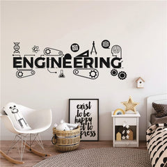 UILMNIY AFN94 black removable vinyl stickers easy to apply and remove