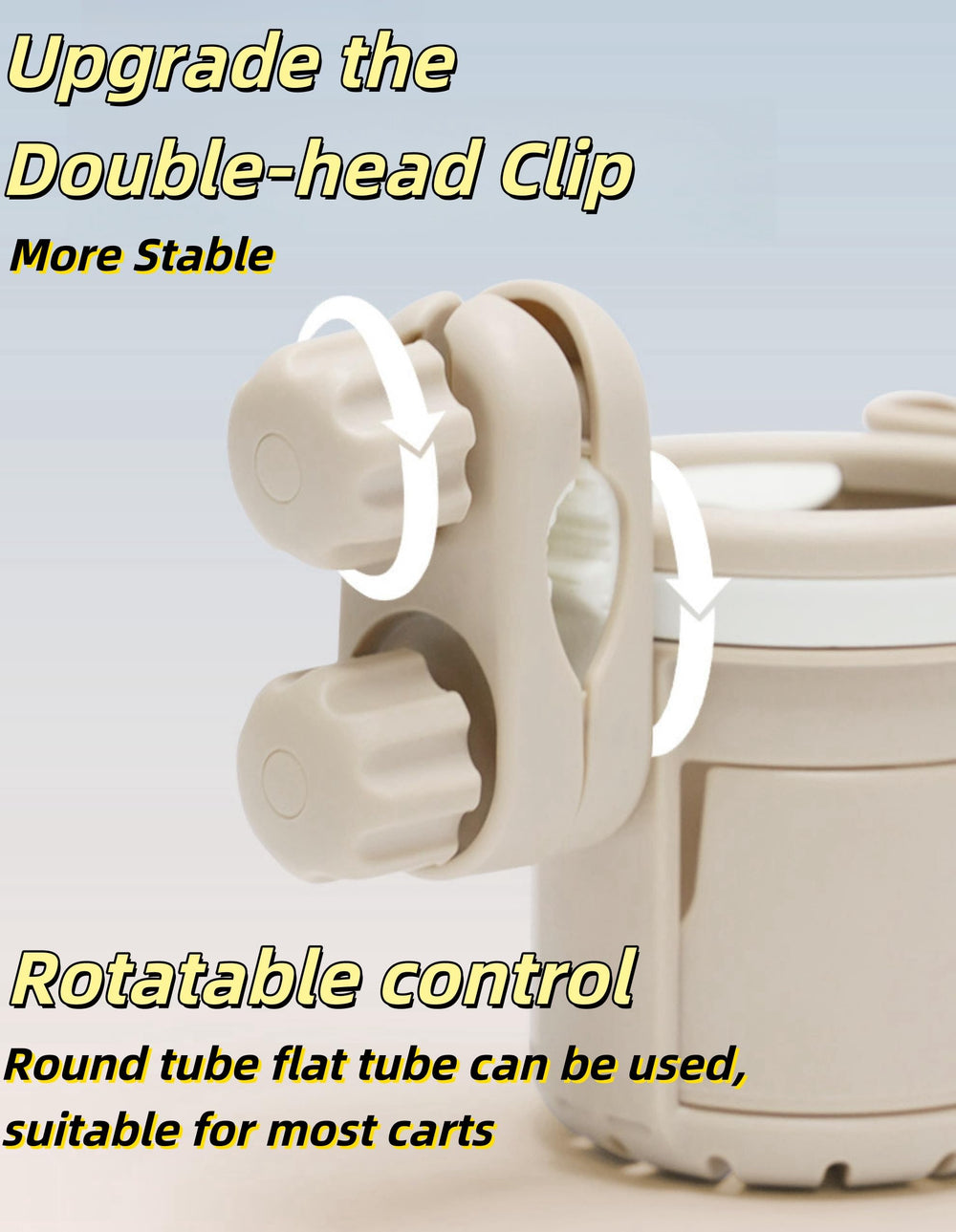 UIVXXUD easy-clean surface helps maintain hygiene on the go