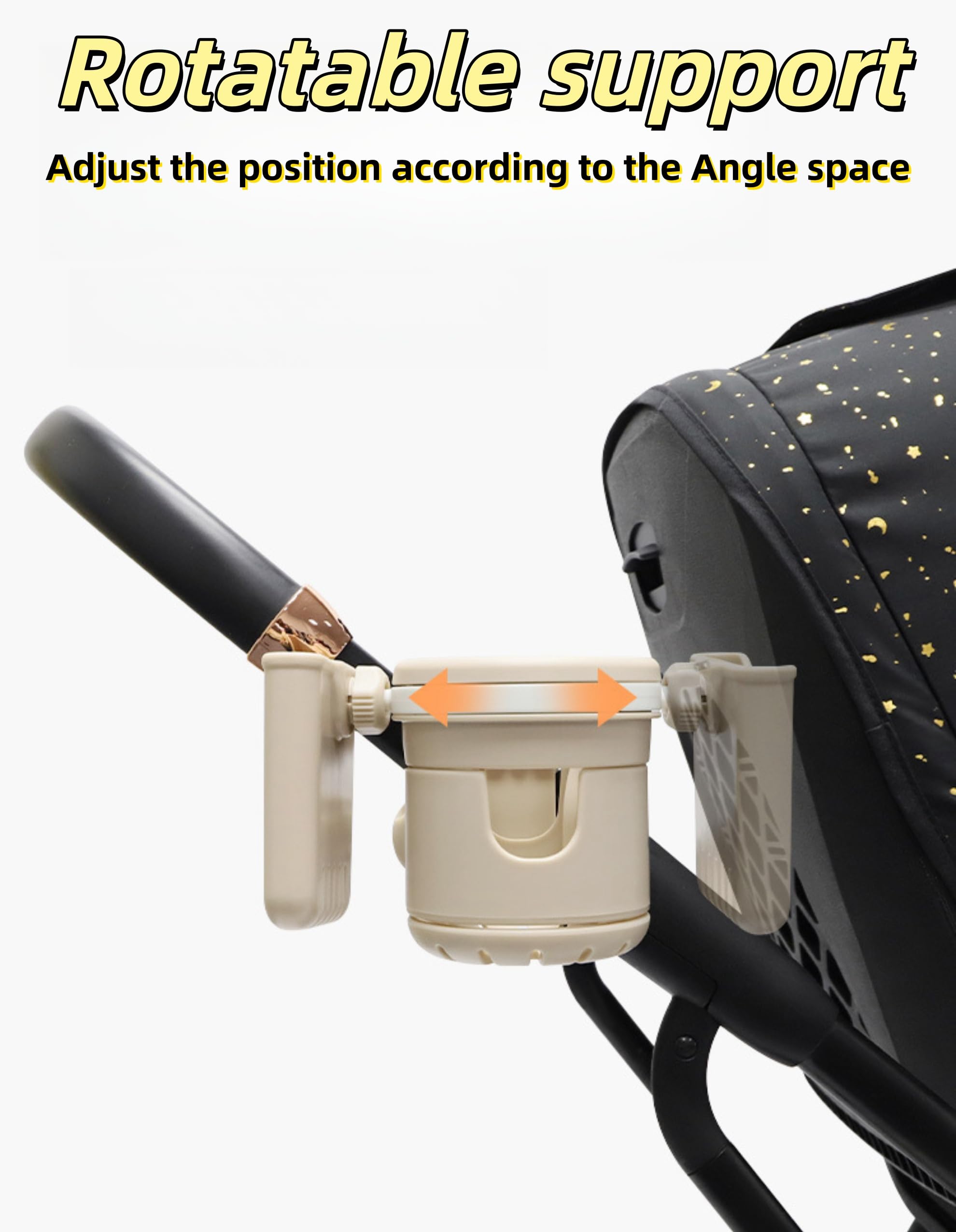 UIVXXUD universal compatibility fits most strollers, carriages, and wheelchairs