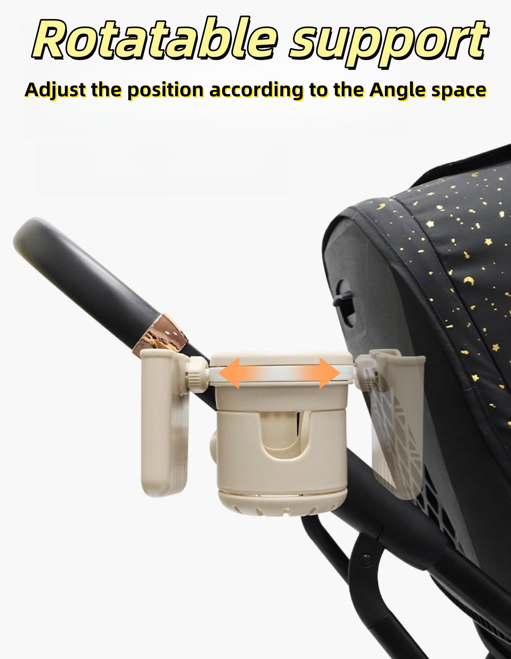 UIVXXUD universal compatibility fits most strollers, carriages, and wheelchairs
