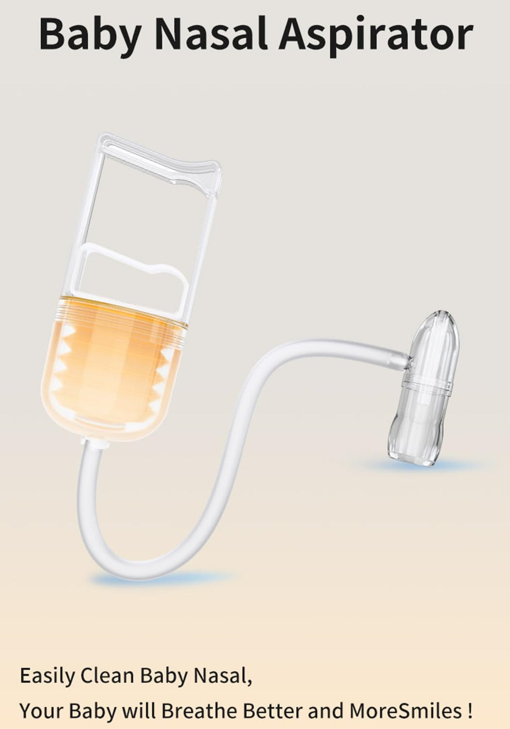 Ujhosld hand puller nasal aspirator offers controlled suction for gentle relief.