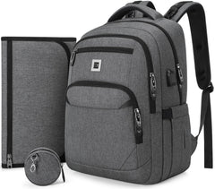 UKEIN Diaper Bag Backpack with wide opening enables easy one-handed access to baby essentials.