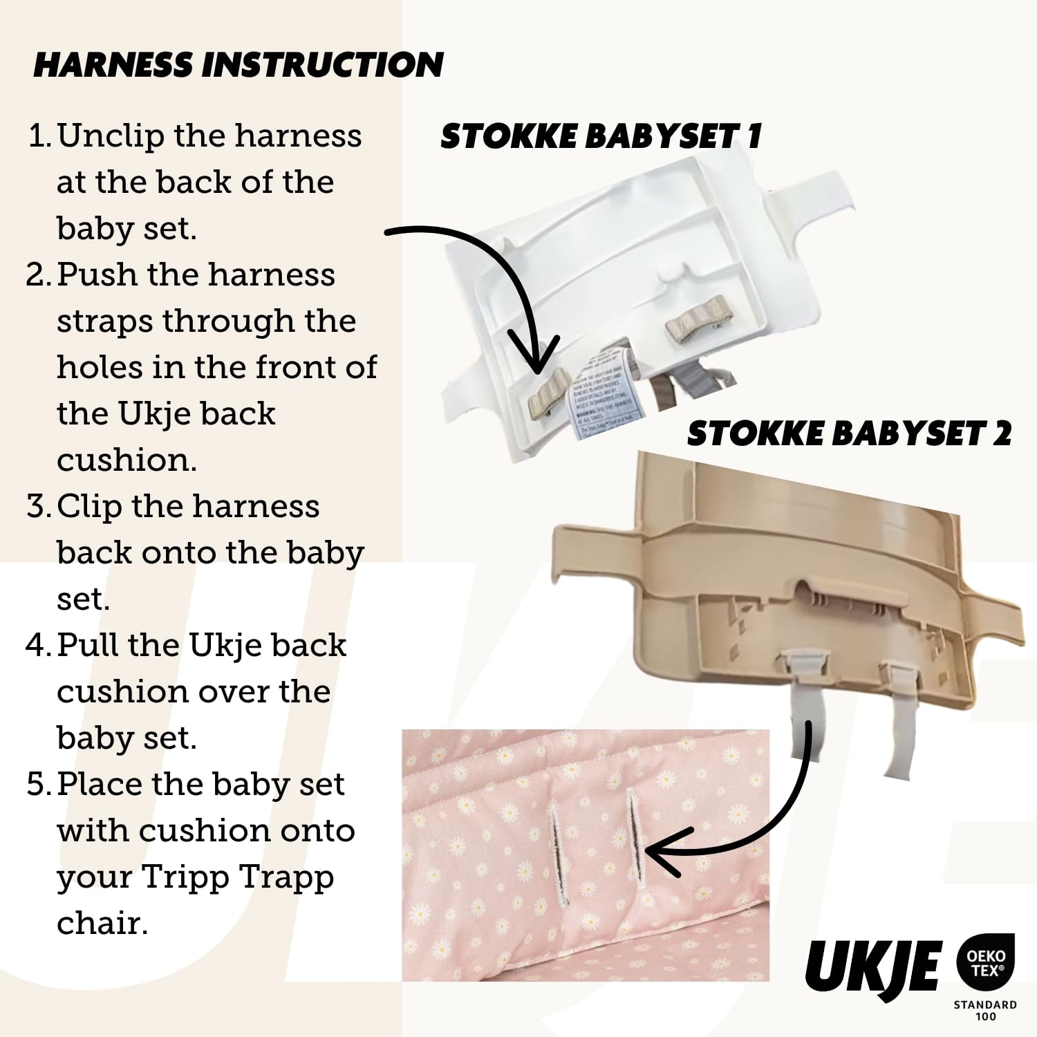 UKJE forest cushion on chair demonstrates European craftsmanship and safety
