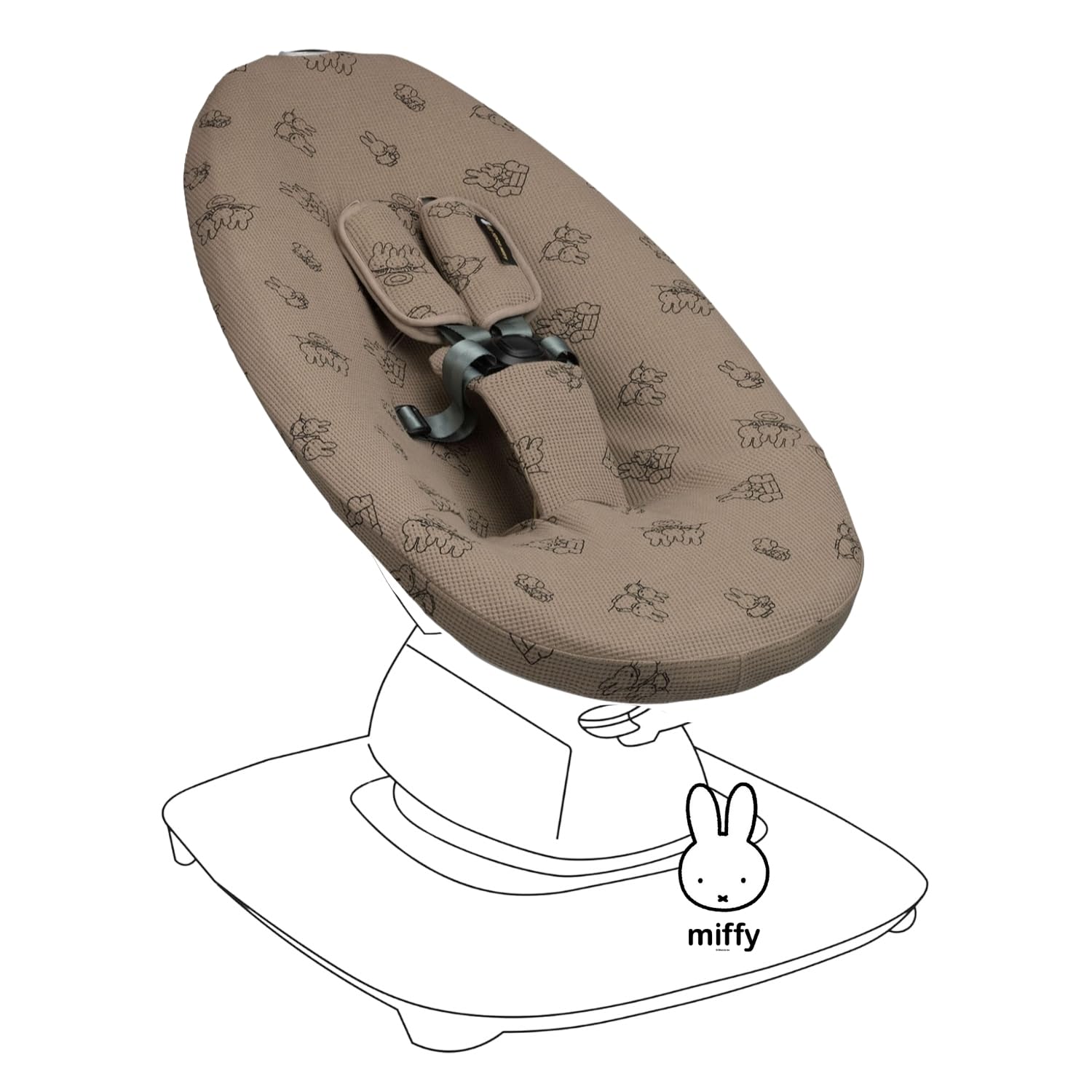 UKJE protective swing cover with Miffy design protects swings while adding playful style