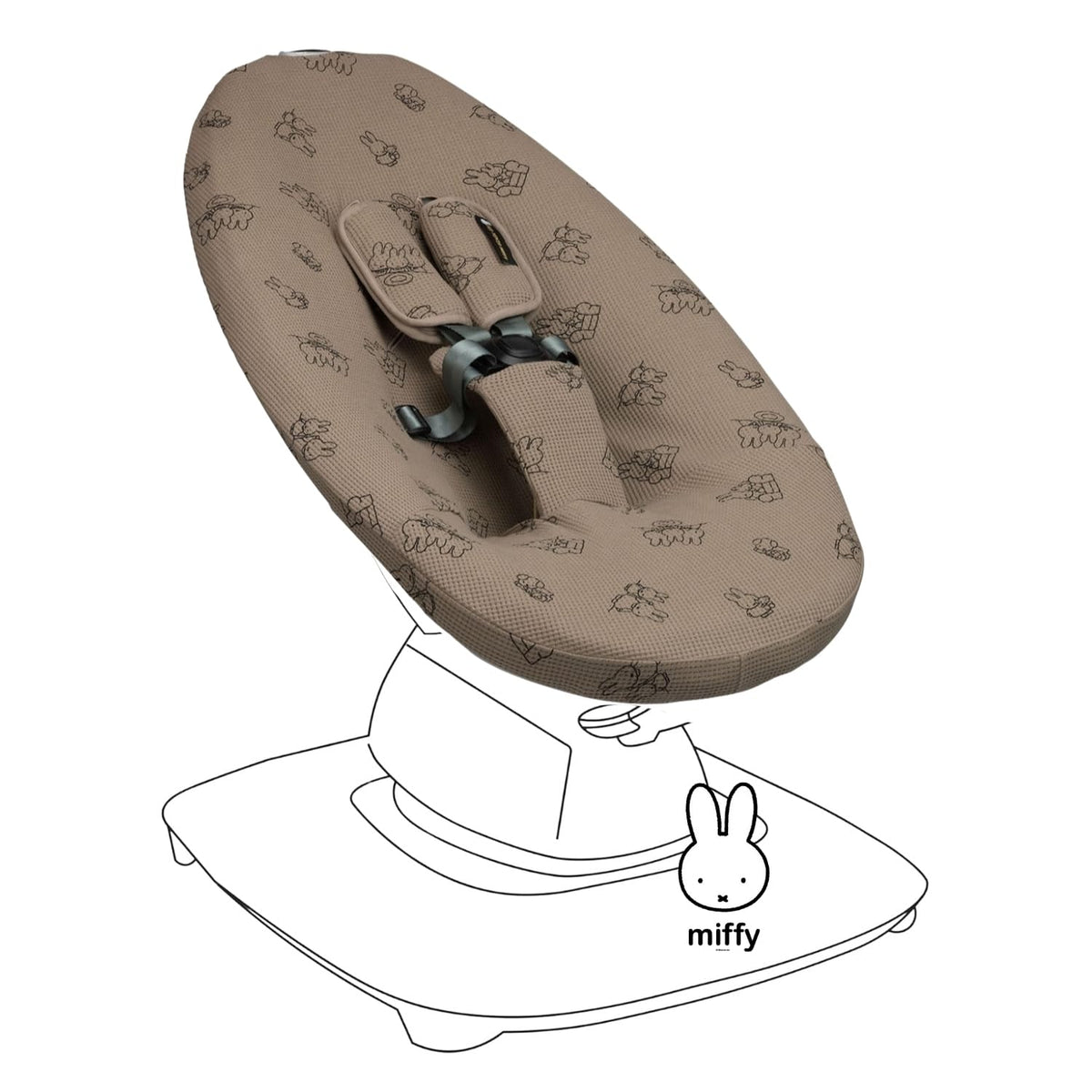 UKJE protective swing cover with Miffy design protects swings while adding playful style