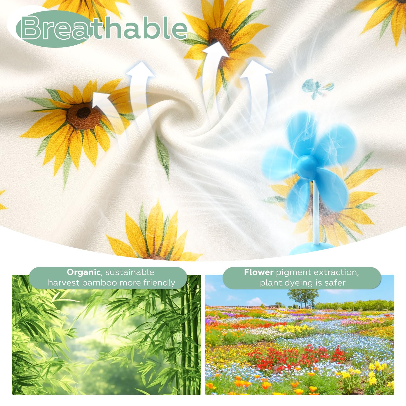 UKMOT bamboo viscose fabric is gentle on newborn skin.