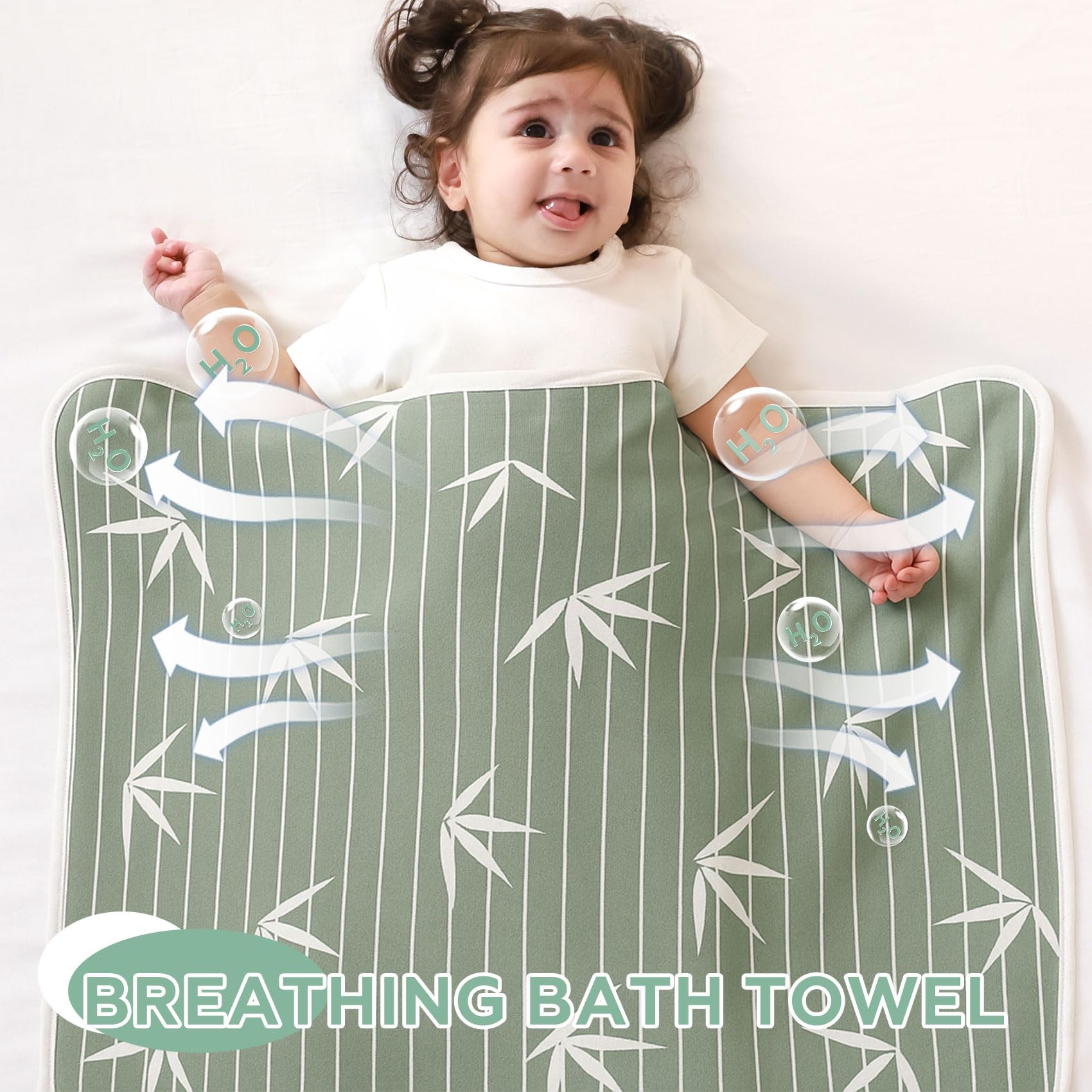 ukmot hooded baby towels gift-ready set perfect for registry.